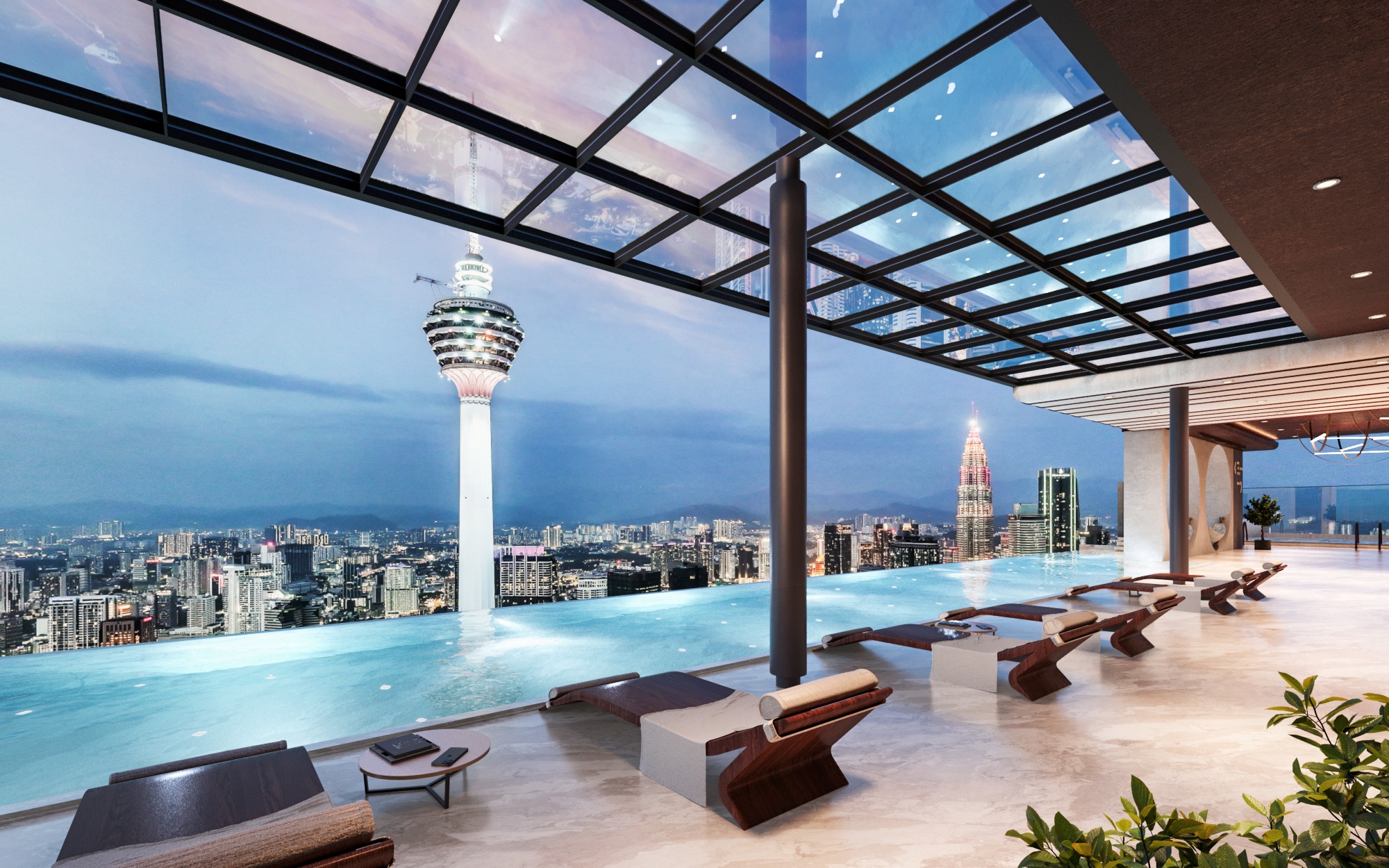 Astoria Ceylon Hill rooftop pool